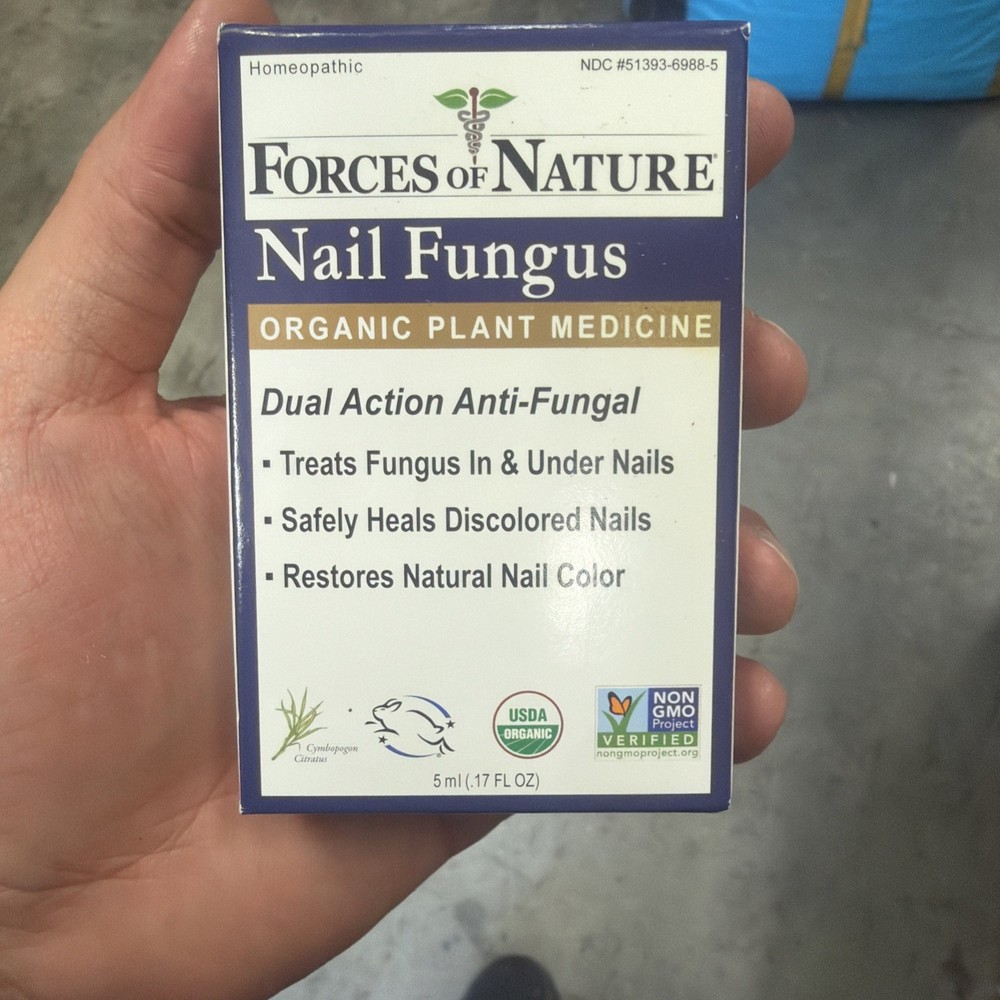 Forces of Nature Nail Fungus Certified Organic Plant Medicine New in Box