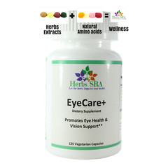 Enhanced Eye Wellness: Bilberry, Vit C, E, Omega 3, Copper, CoQ10, 120 Capsules.