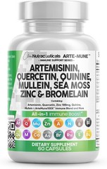 Clean Nutraceuticals Artemisinin Quercetin Zinc Mullein Quinine Supplement with