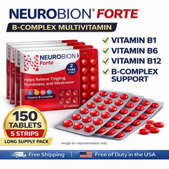 Multivitamin Neurobion Forte B1 B6 B12 B Complex Supplement 150 Tabs Exp 05/2027