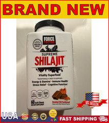 Force Factor Supreme Shilajit Vitality Superfood| Smoked old fashioned | 60 s.ch