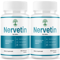 (2 Pack) Nervetin Capsules Neuropathy Support Nerve Comfort Relaxation (120 ct)