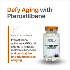 Pterostilbene 350mg High Purity Capsules | Trusted Australian Lab Certified