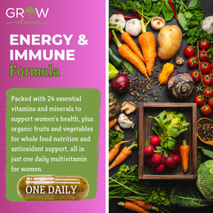 ONE A DAY Womens Complete Daily Multivitamin with Organic Vitamins, 60 CAPSULES