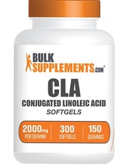 BulkSupplements CLA 300 Softgels – Conjugated Linoleic Acid – 2000mg Per Serving