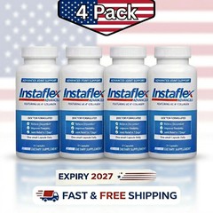4 Pack Instaflex Advanced Joint Support Doctor Formulated 30 Capsules