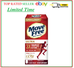 Schiff Move Free Ultra Triple Action Joint 75 Tablets Type II Collagen Exp-5/26+