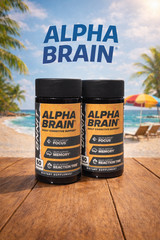 Lot of 2 Onnit Alpha Brain Cognitive Support 60 Capsules Each EXP 2026+ New