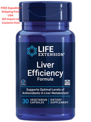 Life Extension Liver Efficiency Formula, Supports 30 Count (Pack of 1), Tan