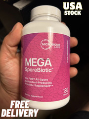 Microbiome Labs MegaSporeBiotic (180 Capsules) – Probiotic 7/27 Exp!