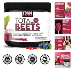 Heart-Healthy Beetroot Powder Drink Mix – 30 Servings of Pomegranate Flavor