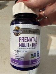 Garden Of Life Dr Formulated Prenatal Multi + DHA Sup 30 gels Exp 1/28