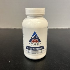Ayush Herbs Carditone – 60 Capsules – Blood Pressure Support EXP 10/2028