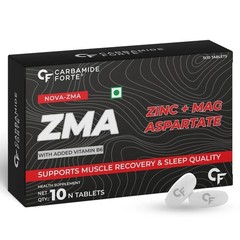 Carbamide Forte ZMA Supplements for Men Zinc and Magnesium 10 Tablets M961