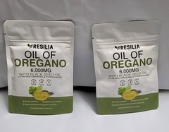 Resilia Oil of Oregano 6000mg with Black Seed Oil Softgels – 60 Capsules x 2 Pk