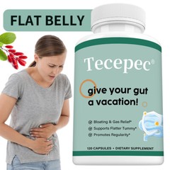Gut Health Gas Bloating Relief Constipation Leaky Repair Resveratrol 120 Capsule
