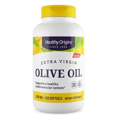 Healthy Origins Extra Virgin Olive Oil 1,250 mg | 120 Softgels EXP 10/26