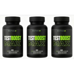 3 PACK Sculpt Nation by V Shred Test Boost Max -Testosterone Supplement for Men