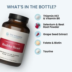The Wellness Company Healthy Heart – Cardiovascular Strength Blood Flow Nitric