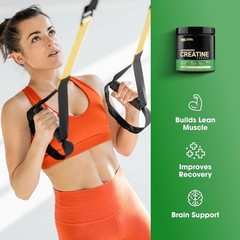 Micronized Creatine Monohydrate – Gluten-Free, 10.6 oz for Optimal Performance