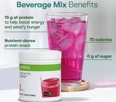 Herbalife Beverage Mix Wild Berry ,Protein-Based Snack For Energy And Nutrition