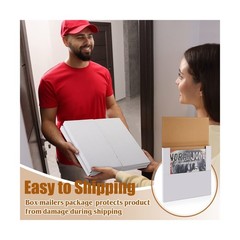 Tinlade 50 Pack Vinyl Record Shipping Boxes 12.5″ x 12.5″ x 1″ … Fast USA SHIP