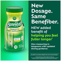 2 Pack – Benefiber Daily Prebiotic Fiber Supplement Powder, Unflavored, 28.9 Oz