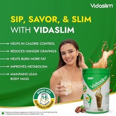 Vidaslim Meal Replacement Protein Health Shake for Weight Control for Women Men