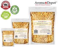 Whole Golden Grain Gold Flax Seed 100% Raw Omega-3 no0n-GMO Gluten Free Lino