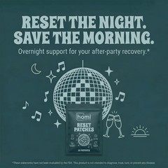Homi Wellness Reset Party Recovery Dhm 500Mg Transdermal 60