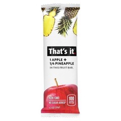 Fruit Bar, Apple + Pineapple, 12 Bars, 1.2 oz (35 g) Each