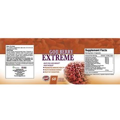 Goji Berry Weight Management Support & Cholesterol Control 660 Heart Supplement