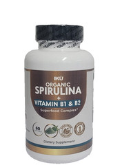 IKU®- Spirulina with B1 & B2 – 60 Soft gels- Superfood Support*
