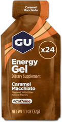 GU Energy Original Sports Nutrition Energy Gel Caramel Macchiato 8, 24 Count Box