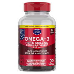 Berkley Jensen Omega-3 Fish & Krill Oil Softgels, 90 ct. FREE SHIPPING