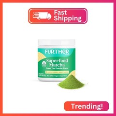 Further Food Premium Matcha Green Tea Powder USDA Organic Japanese Matcha Powder