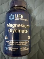 Magnesium Glycinate 90 Caps Magnesium Bisglycinate/ Life Extension