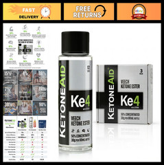 Exogenous Ketone Ester Concentrate – Sugar-Free, Caffeine-Free, 12 Servings x 3