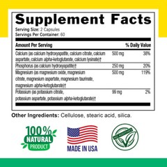 Calcium Magnesium Potassium – Cardiovascular,Muscle And Bone Health Capsules
