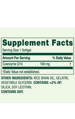 Spring Valley Rapid-Release CoQ10 Softgels 100 mg, 120 Count – Heart Health