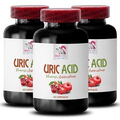 Berry Glow – URIC ACID COMPLEX – Smooth Burst 3 Bottles 180 Capsules