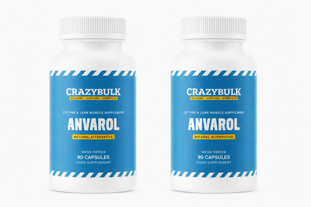 CrazyBulk ANVAROL for Cutting & Lean Muscle Supplement – 90 Capsules – Pack of 2