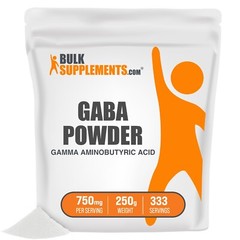 BulkSupplements GABA (Gamma Aminobutyric Acid) – Natural Relaxation