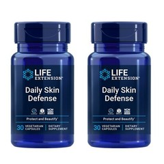 Life Extension Daily Skin Defense Wrinkles & Oxidative Stress, Skin Hydration 2P