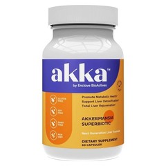 Akka Akkermansia Superbiotic Liver Support Milk Thistle Detox Repair 60 Caps