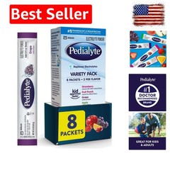 Electrolyte Powder Packets, Variety Pack, Hydration Drink, 8 Single-Serving P…
