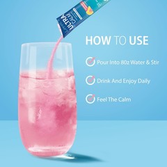 UltraCalm Super Cortisol Drink with Magnesium 4.76 Ounce (Pack of 1), Blue
