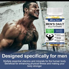 (2 Pack) Multi Vitamin for Men Capsules Mens Prostate Multivitamin Multimineral