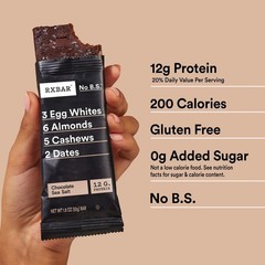 RXBAR Chocolate Sea Salt Protein Bars – 18.3oz/10ct