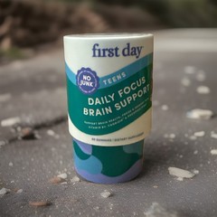 First Day Teen Gummy Vitamins Daily Focus Brain Support